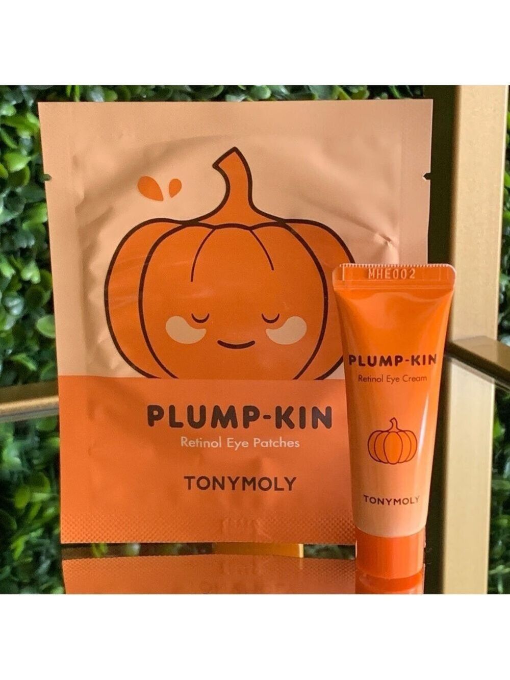 TonyMoly Plump-Kin Set | Retinol Eye Cream & Eye Patches 🆕 | Tony Moly Plumpkin
